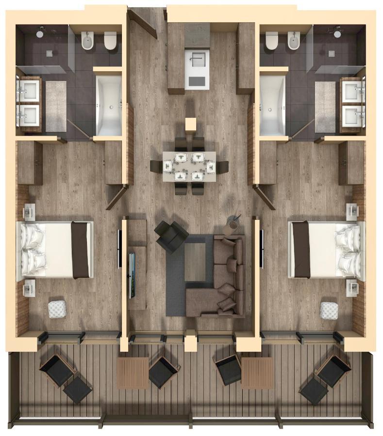 Gardena Chalets Ortisei Luaran gambar